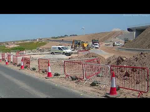 A3075 A30 dualling. Chiverton, Cornwall, England, UK. End of May 23 Update