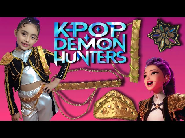 Vídeo relacionado con MMDOCO Accesorios de Anime - Conjunto de Armas de Cazador con Flecos Dorados (3 Piezas) para Cosplay KPOP y Joyería Fantástica | Diseño Mágico Ideal para Shows, Fiestas, Carnaval y Eventos