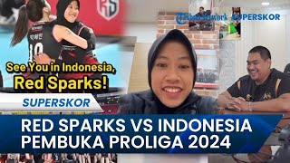 Laga Red Sparks Vs Timnas Indonesia Jadi Pembuka Proliga 2024? Menpora Video Call Megawati Langsung