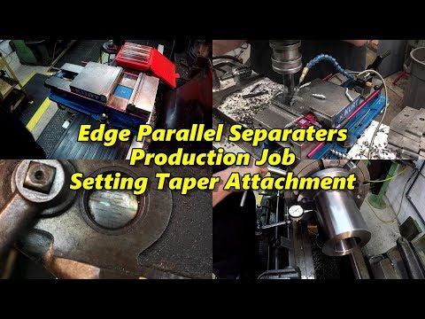 SNS 184: Edge Parallel Separaters, Production Job, Taper Attachment, Indicating Coupling