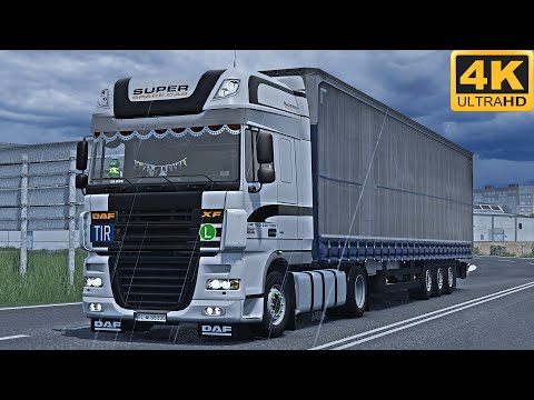 4K | ETS2 1.45 | Slovakia Map | DAF XF105 | Krupina 🇸🇰 󠁧󠁢󠁳󠁣 - Ružomberok 🇸🇰