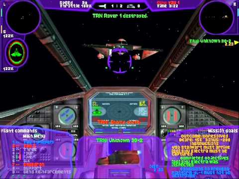 Playthrough of TIE Fighter Total Conversion Battle 3 Mission 6 - Wait for Relief Forces