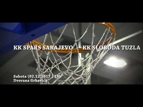 KK NAJAVA UTAKMICE: Spars Sarajevo - KK Sloboda Tuzla, 02.12.2017. u 18h, dvorana Grbavica