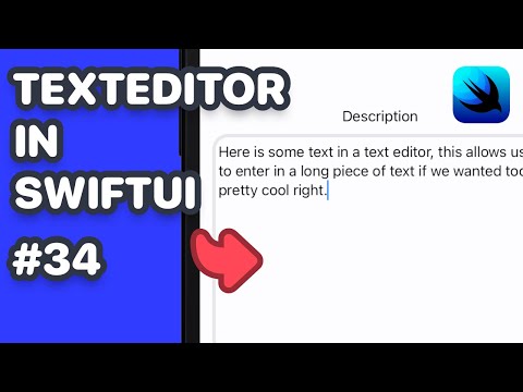 Multi-Line TextField in SwiftUI with TextEditor (SwiftUI TextEditor, SwiftUI Multi-Line TextField) thumbnail