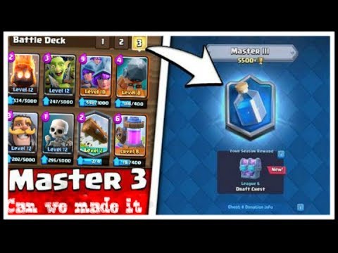 Clash Royale - Trophy Pushing to 5500 ( master 3)