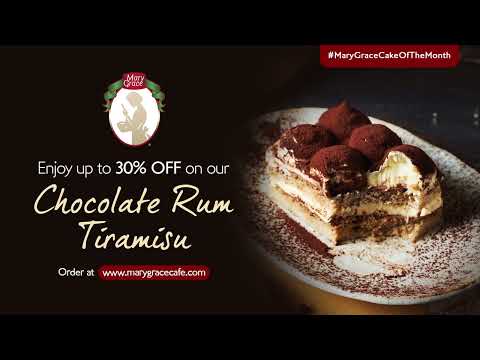 Mary Grace Cake of the Month - Chocolate Rum Tiramisu!