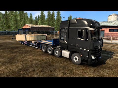 Mercedes-Benz new Actros GigaSpace 625 hp  8x4  45 ton Dresden (D) - Wroclaw (PL)