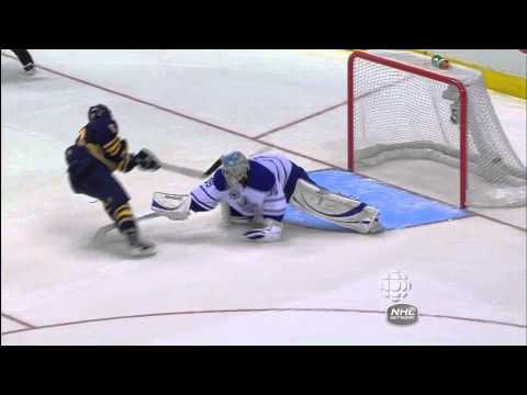 Sabres vs  Leafs 11 7 2011  Enroth's first win, Ennis' shootout goal