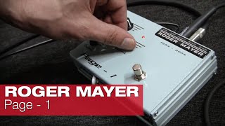 【ROGER MAYER Germanium Fuzz PAGE-1】 8th Street Music - Roger Mayer Page - 1
