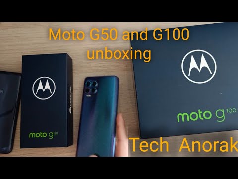 Motorola G50 and G100 unboxing and first impressions