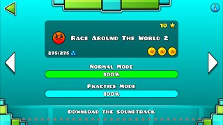“Race Around The world 2” Level 35 of Geometry Dash The Forgotten Journey 
