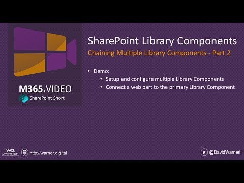 SharePoint Library Components – Chaining Multiple Library Components – Part 2