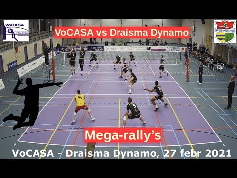 mega-rallys VoCASA - Draisma Dynamo, 27feb2021 (Eredivisie Heren Volleybal)