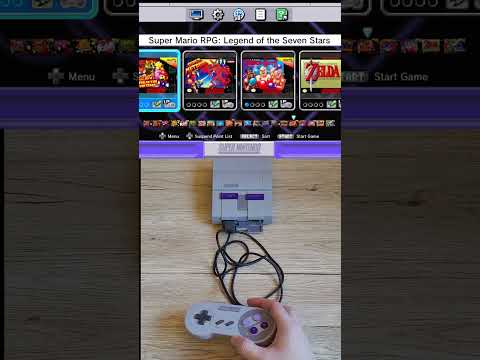 SNES Classic Edition ~ Unboxing AND Gameplay #short #nintendo #snes #retro #videogames #classicgames