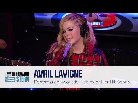 Avril Lavigne Performs an Acoustic Medley on the Stern Show (2013)