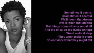 Everything is Everything by Lauryn Hill (Lyrics)