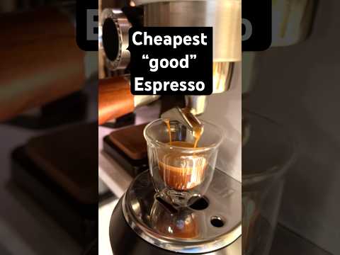 Making an espresso with Delonghi Dedica EC685 and Xeoleo 600N grinder  #coffee  #espresso