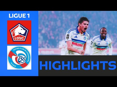 Lille - Strasbourg | 1-4 | Highlights | Ligue 1 2025-26 | lille strasbourg