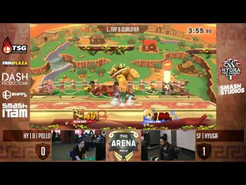 The Arena: HY | D | Pollo(Bowser) vs SF | Hyuga(Toon Link) Top 8 Qualifier