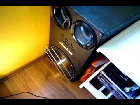 Test Music Clarion 12" bassreflex - Juice Box