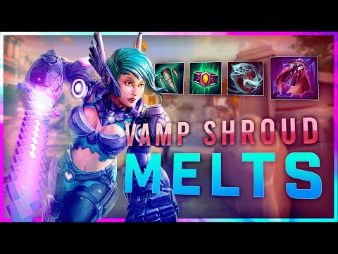 NO ONE CAN BOX YOU WITH VAMP SHROUD!! - SMITE Ranked