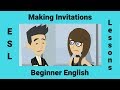 Making an Invitation | Making Plans | English Conversation