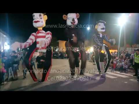 Carnavales en ciudad  América Rivadavia