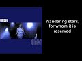 Portishead- Wandering Star (with lyrics)