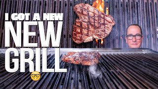 I GOT A BRAND NEW GRILL AND WE'RE BREAKING IT IN WITH THE BEST STEAK! | SAM THE COOKING GUY