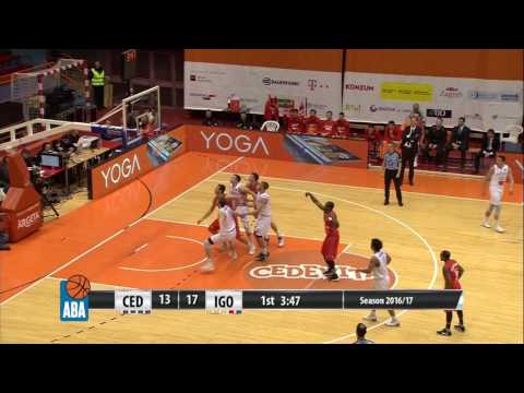 ABA Liga 2016/17, Round 20 match: Cedevita - Igokea (28.1.2017)