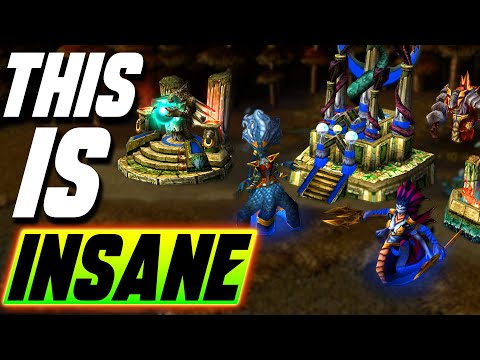 This Design of NAGA Race in WC3 is INSANE! - WC3 - Grubby