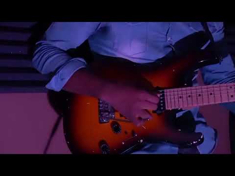 Ansen Andre recording guitar