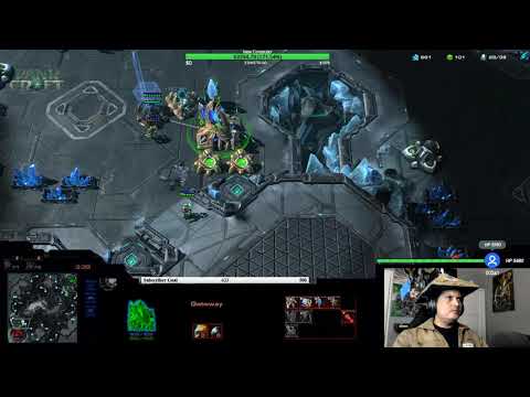 StarCraft 2 Protoss vs Terran forgot the upgrade
