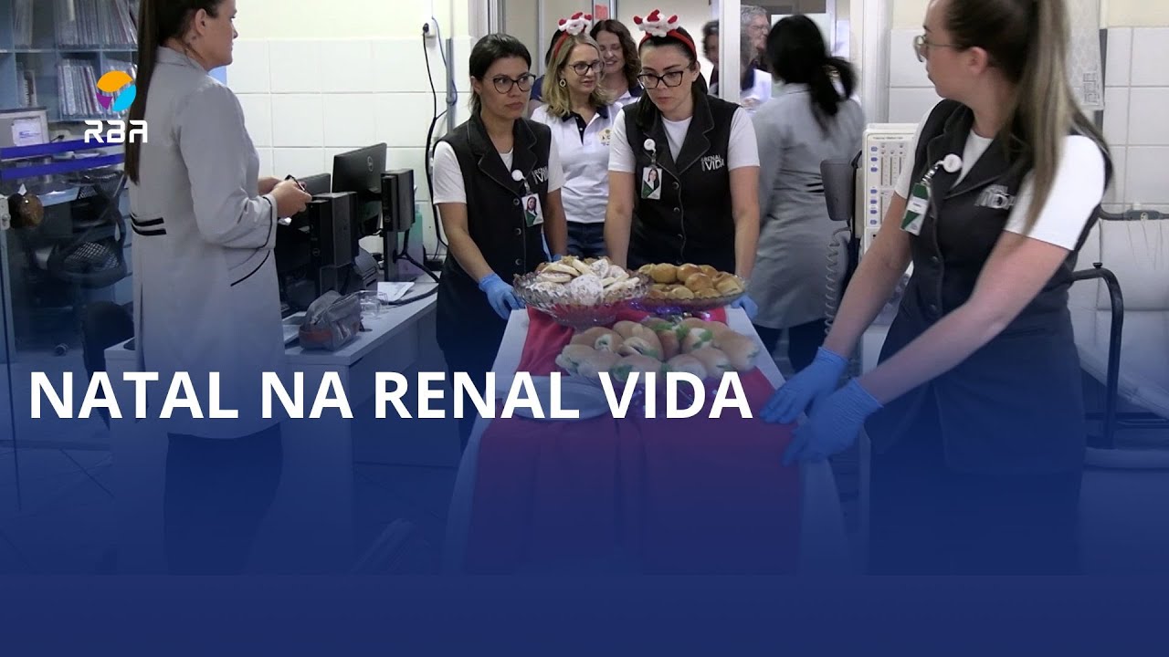 🎅🎁 Ceia e Papai Noel na Renal Vida!