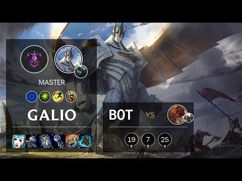 Galio Bot vs Taliyah - EUW Master Patch 10.7