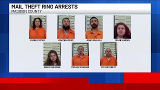 Seven arrested in connection with Madison County mail theft ring