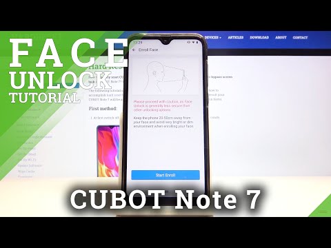 How to Set Up Face Unlock in CUBOT Note 7 – Face Recognition