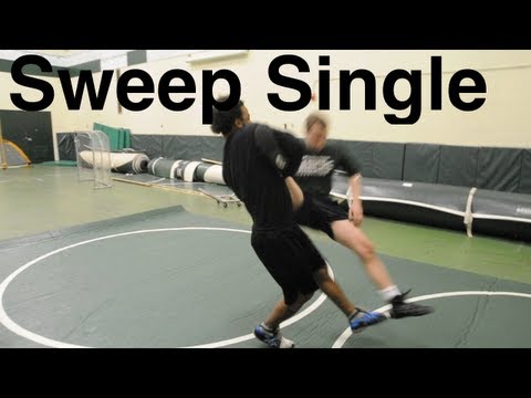 Sweep Single Leg Head Outside Takedown: Basic Neutral Wrestling Moves and Technique For Beginners