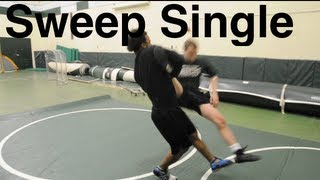 Sweep Single Leg Head Outside Takedown: Basic Neutral Wrestling Moves and Technique For Beginners
