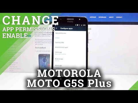 How to Manage Apps Permissions in Motorola Moto G5S Plus – Customize Applications