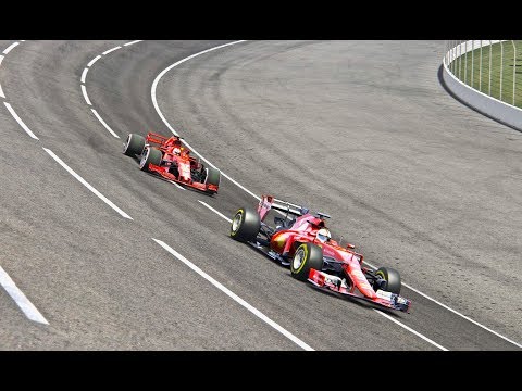Ferrari F1 2018 vs Ferrari F1 2015 - OVAL TRACK