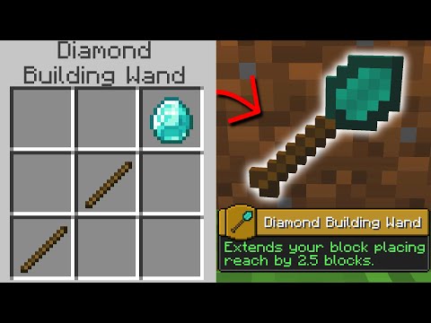 Unbelievable! Adding Building Wands to Minecraft 🤯