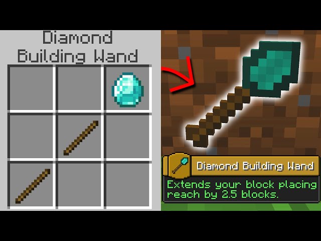 WASD Building Wands [Datapack] 1.20.5 to 26.2 Minecraft Data Pack