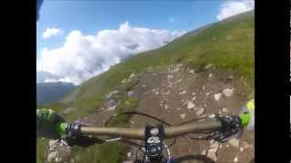 preview picture of video 'La Rosiere DH Day 1 - Alps Trip 2012'