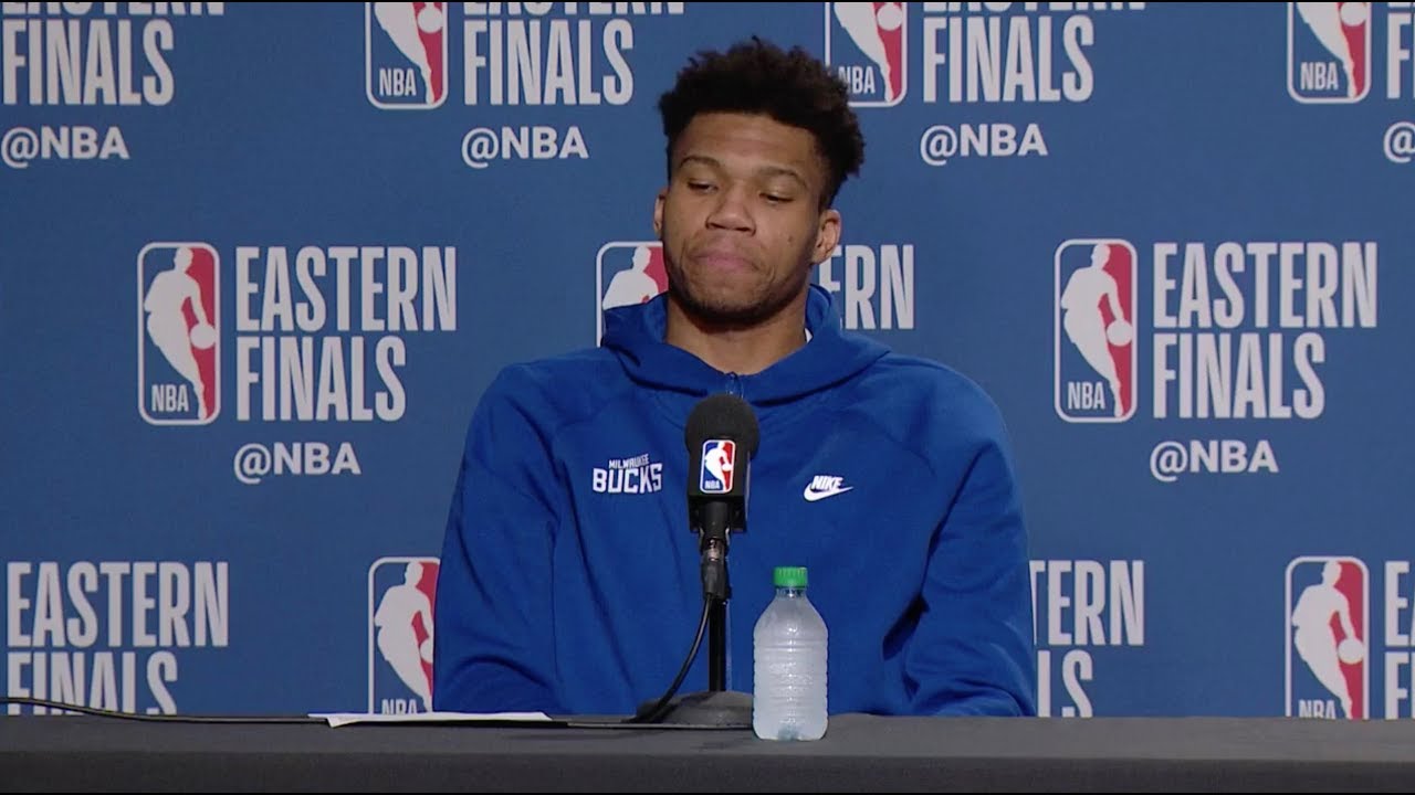 Giannis Antetokounmpo Abruptly Walks Out Of Game 6 Press Conference After Loss