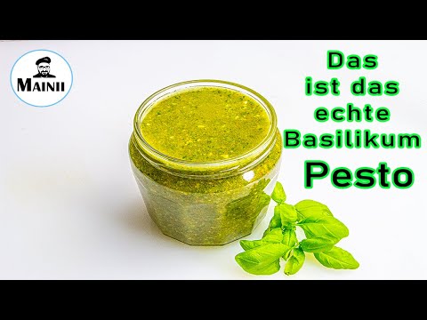 Basilikum-Pesto selber machen – Klassisches Pesto Genovese | Mainii kocht