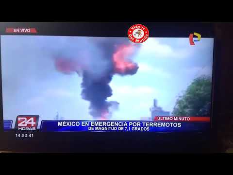 🔴 TERREMOTO EN MÉXICO: 19/09/17 DERRUMBES DE EDIFICIOS Y EXPLOSIONES #FUERZAMÉXICO