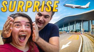Surprising My Girlfriend With A Secret Vacation To _____