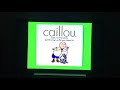 Opening And Closing To Caillou S In Charge 2000 VHS