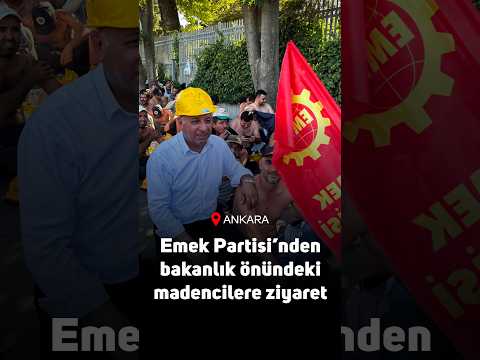 EMEP Genel Başkanı Aslan, direnişteki maden işçilerini ziyaret etti: Farklı sendikalardaki işçilere “mücadelemizi birleştirelim” çağrısı